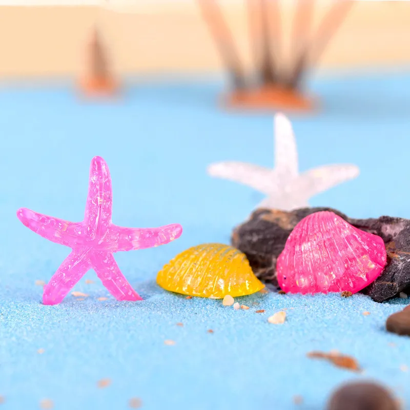 Factory Crystal Starfish Aquariums & Accessories Yacht Fish Tank Decoration Aquarium Decoration