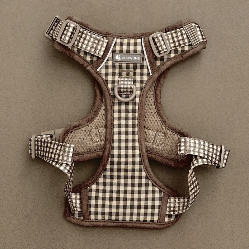 Factory Custom Adjustable Tough Dog Harness Leash No Pull Dog Harness Vest Comfortable Breathable Heavy Duty Dog Harness Set