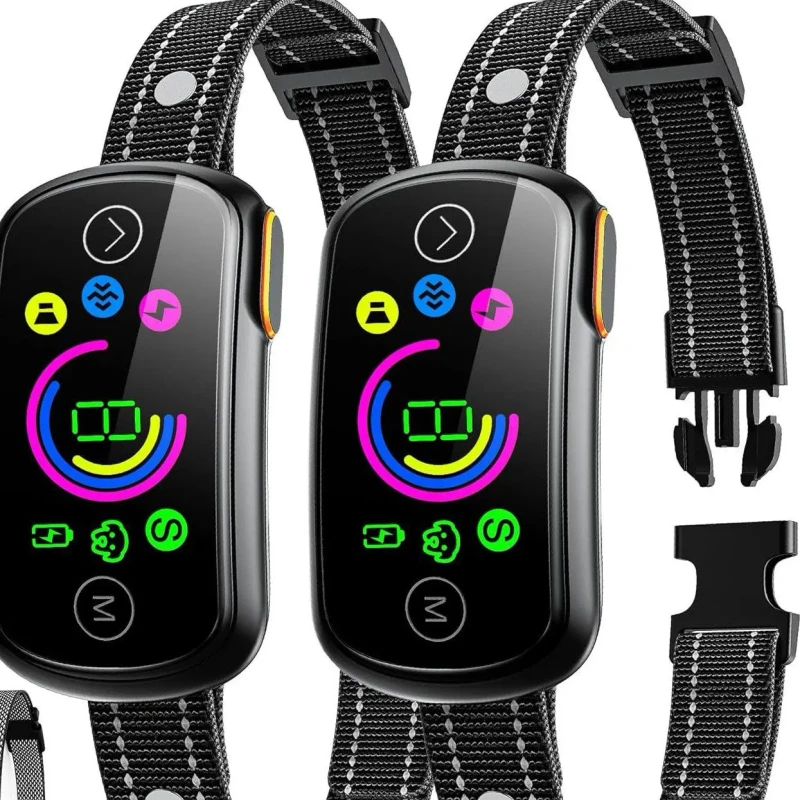 Factory Custom Dog Anti Bark Device for Big Medium Small Dog Rechargeable Waterproof Stop Barking Training Bark Control Collar