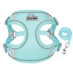 Factory Custom Dog Harness Set Luxury Design Reversible Pet Harness Reflective Feature Adjustable Sport Fashion Style
