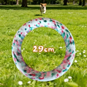 Factory Custom EVA Foam 29CM Big Dog Pull Ring Indestructible Chew-Resistant Eco Friendly Daily Use Dog Training Chew Toys