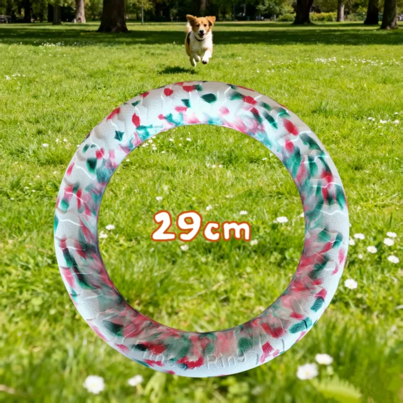 Factory Custom EVA Foam 29CM Big Dog Pull Ring Indestructible Chew-Resistant Eco Friendly Daily Use Dog Training Chew Toys