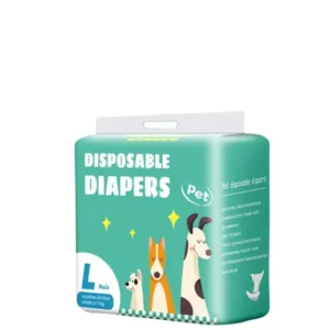 Factory Custom Female Male Dog Diapers Pet Diapers Cotton Disposable Dog Diaper OEM 10 Pcs Bag
