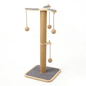 Factory Custom High Quality Designer Personalized Natural Sisal Cat Scratching Post Tree Tower