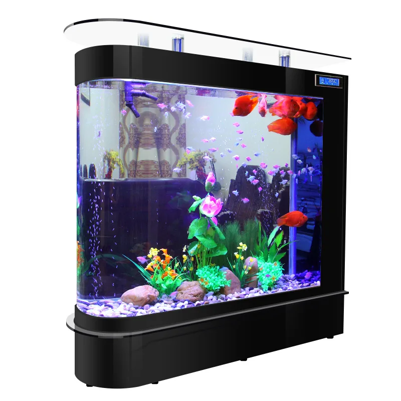 Factory Custom Large Glass Eco Friendly Aquarium Fish Tanks for Fish Farming and Dining Room Use