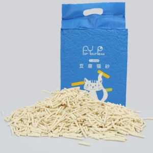 Factory Custom Logo Natural Plant Dust Free Flushable 2.3KG Cat Sand Tofu Cat Litter