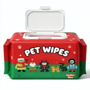 Factory Custom Pet Wipes Thick Biodegradable Wipes Cleaning Wipes for Cleaning Face Cleaning Pet Cat Dog Body Butt Pet Daily