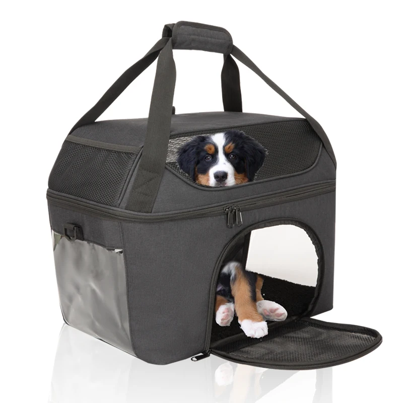 Factory Custom Portable Pet Carrier Dog Airline Approved Pet Travel Bag Breathable Pet Carrier for Outdoor Use