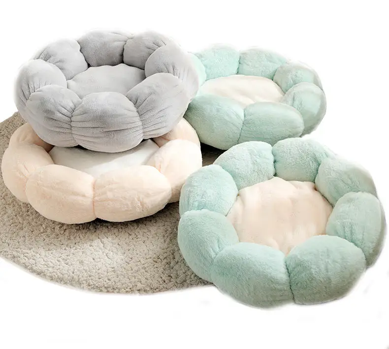 Factory Customization cat Pet Beds Comfortable Plush Material cat Beds Are Easy to Clean Suitable Cats and Puppies Dog Beds
