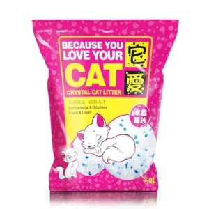Factory Customized Crystal Cat Litter High Water Absorbing Silicone Easy to Clean Natural Fragrance Crystal Litter