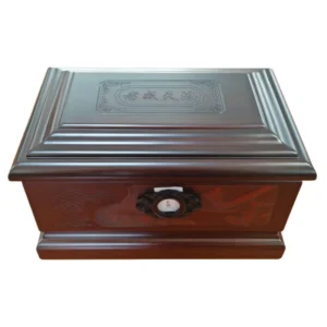 Factory Customized European Style Coffin Wooden Urn for Adult Baby PET Ashes Handcrafted Eco Friendly Memorial Cremation Urn