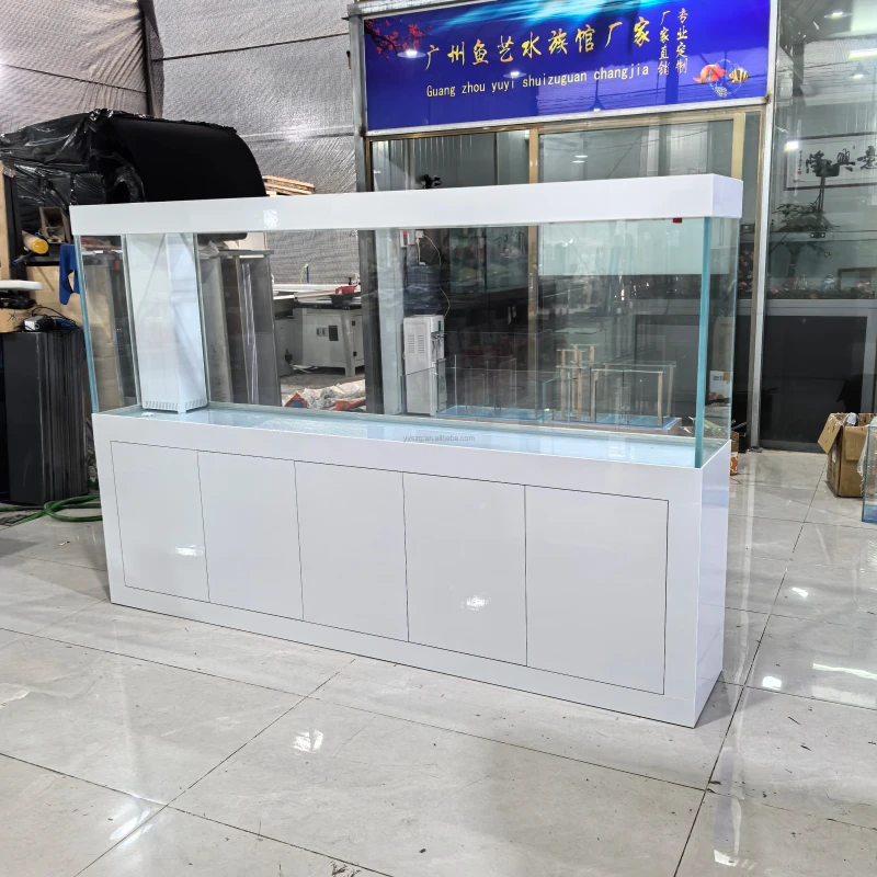 Factory Customized Ultra Clear Glass Fish Tank with Filter & Heater Box Eco Friendly 220v Aquarium Accessories for Fish Farming