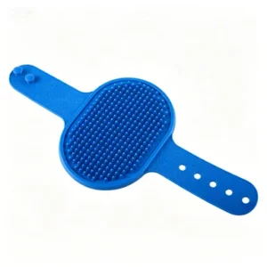 Factory Direct Adjustable TPR Pet Bath Brush Soft Massage Cleaning Comb for Dog Cat Grooming