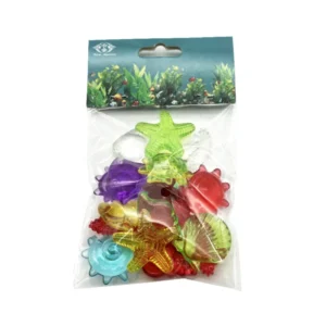 Factory Direct Aquarium Ornaments Aquarium Ocean Series Decoration Plastic Acrylic Ocean Shell for Fish tank