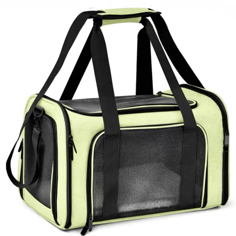 Factory Direct Collapsible Waterproof Soft Pet Carrier Bag with Portable Travel Design for Small Cats and Dogs
