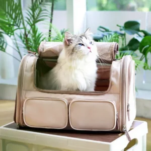 Factory Direct Custom Logo Pet Airline Carrier Small Dog Cat Travel Bag Portable Breathable Pet Transport Crate OEM
