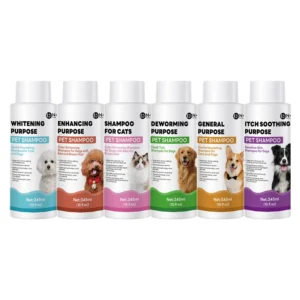Factory Direct & Customizable Pet Shampoo for Hair Follicle Infection Relief and Itchy Skin Care for Dogs & Cats