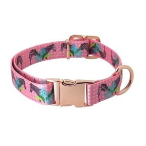 Factory Direct Durable Heavy duty Custom Pattern Dog Collar Designer Pet Collars Custom Dog Collar