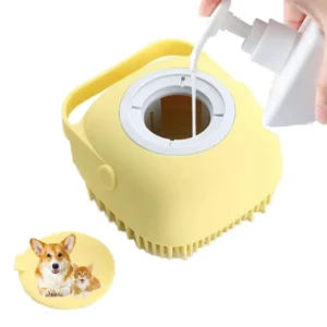 Factory Direct Eco Friendly TPR Silicone Pet Bath Brush Dog and Cat Grooming Massage Tool Plastic Cleaning Supplies