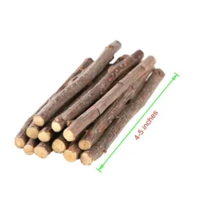 Factory Direct Natural Wood Sticks Cat Molar Chew Toy Hamster Pet Chew Sticks Molar Pet Toys