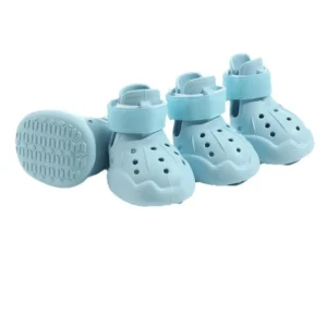 Factory Direct Outdoor Breathable Waterproof EVA Pet Shoes for Small Dogs Mesh Design Running Holes Teddy Style Leisure All