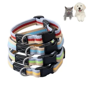Factory Direct Pet Leash Collar Set Dog Rope Leash Cat Collar Adjustable Walking Lead for Pet Supplies