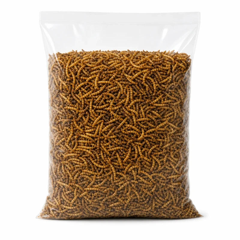 Factory Direct Sale High Protein Dried Mealworm for Small Animal Pet Food