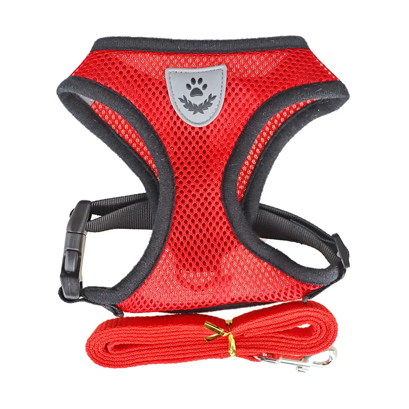 Factory Direct Sale Pet Supplies Dog Harness Polyester Dog Harness Adjustable Pet Vest