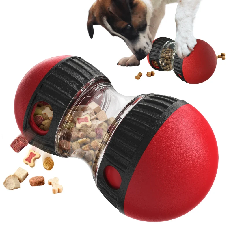 Factory Direct Sale Puzzle Exercise Rolling Indoor Pet Training Toys Smart Slow Feeding Toys for Pet Cat Dog Toys