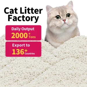 Factory Direct Sales Premium Eco Friendly Odor Control Cat Litter Biodegradable Flushable Cassava Cat Litter
