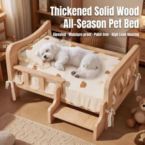 Factory Direct Sales Solid Wood Sponge Dog Bed Cat House Eco Friendly Washable Durable Pet Accessories Living Room
