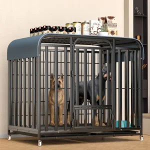 Factory Direct Small Medium Large Dog Cage Thickened Densified Square Tube for Teddy Golden Retriever Metal Delivery