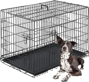 Factory Directly Price Solid Customized Color Size Steel Cage with Heat Treated Frame Hardware for Dog Kennels Easily Assembled