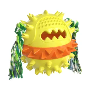 Factory Dog Training Toys Puzzle Design Suqeak Food Leaker Ball Pet Tooth Clean Chew Toys