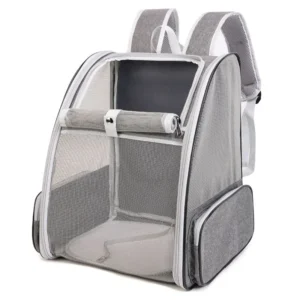 Factory Expandable Adjustable Mesh Pet Cat Dog Travel Carrier Zipper Durable Lightweight Portable Large Capacity Weekend Outdoor