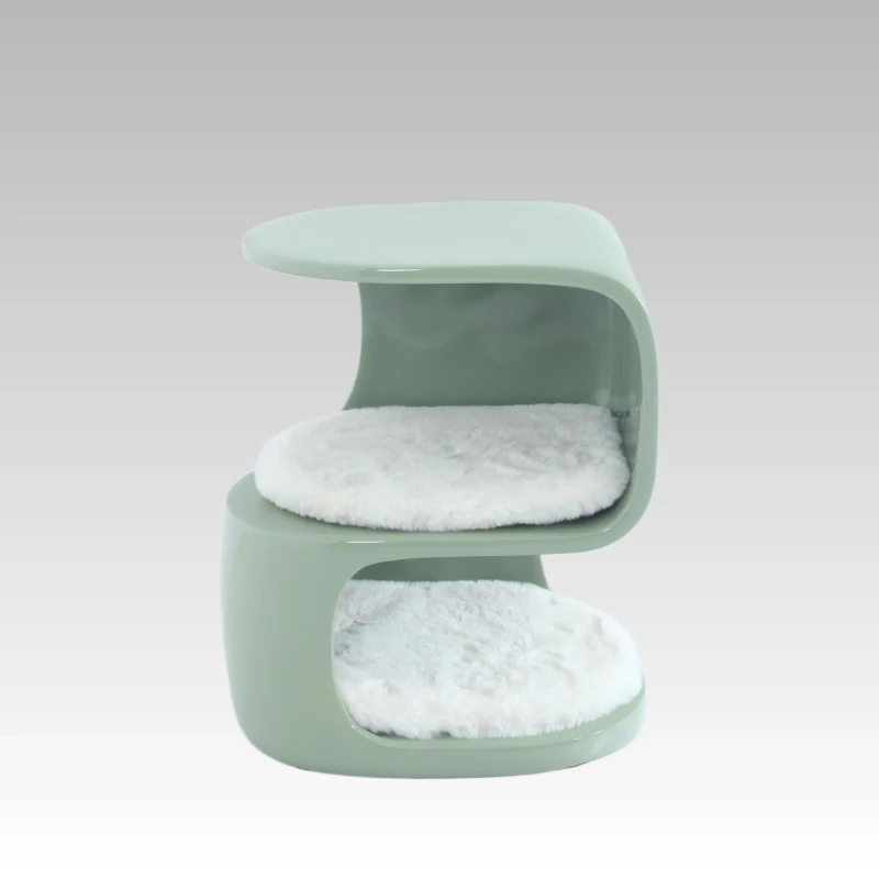 Factory Fashionable Multi Function Modern Living Room Furniture FRP Pet House Cat Nest Coffee Table Side Table