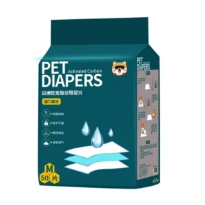 Factory Foreign Trade Pet Diaper for Dogs Cats Absorbent Deodorant Mesh Material Anti Penetration Extra Thick Six Layer Lock