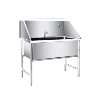 Factory Grooming Bath Tub Veterinary Spa Washing Station Pet Cleaning Bathing Tub 304 Stainless Steel Pet Bathtub