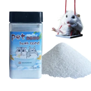 Factory Hamster Dry Cleaning Bath Sand Pet Shower Sand Natural and Nontoxic Bathing Sand for Small Pet Bath
