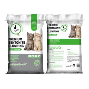 Factory High Quality Dust Free Pet Cat Litter Sand Clean Anti Smell High Clumping Mixed Bentonite Cat Litter With Apple Scent