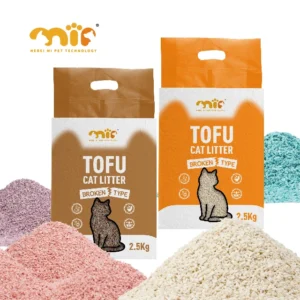 Factory High Water Absorption Unscented Crushed Tofu Cat Litter OEM ODM Custom Available