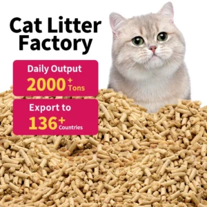 Factory Low Priced Natural Super Fast Moisture Absorption Pine Wood Pallet Cat Litter Sand