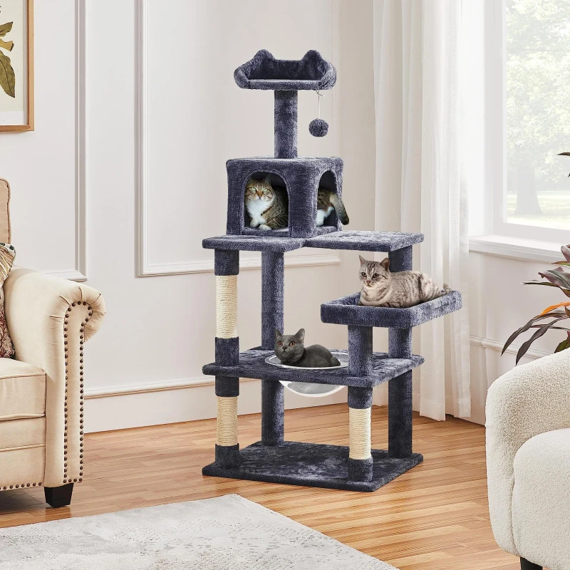 Factory Luxury Large Cat Tree Tower Sustainable Sisal Pet Cat Scratcher and House Furniture