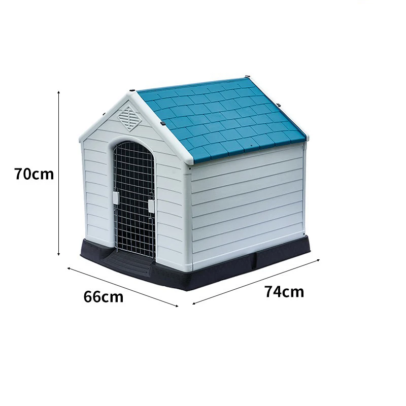Factory Modern Outdoor Indoor Pet Furniture House Dog Cat House with Skylight Big Plastic Waterproof Large Dog House
