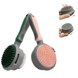 Factory Multifunction Double Sided Self Cleaning Cat Massage Brush Dog Pet Slicker Brush for Grooming