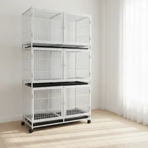 Factory Multiple Layer Heavy Duty Metal Breeding Cage Square Tube Steel Wire Dog Cage Cat Cage Large Space