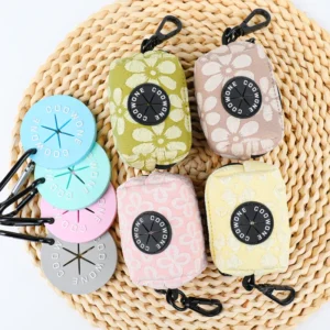 Factory Neoprene Dog Poop Bag Holder Pet Waste Poop Garbage Bag Holder Dog Dispenser Pet Training Poop Bag for Harness Dog Leash