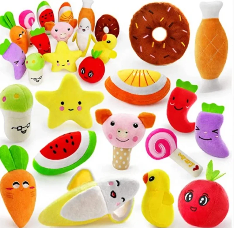 Factory New Pet Toys Bite Resistant Funny Dog Interactive Squeaky Pet Toys for Chewing Pet Squeak Toys