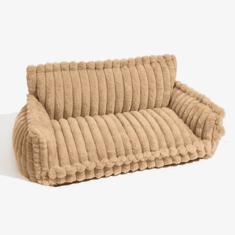 Factory New Trend Striped Soft Sofa Bed for Large Dog Pet Removable and Portable Washable Sustainable Pet Bed