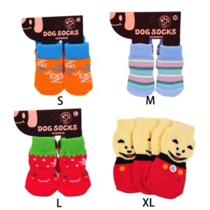 Factory Non-slip Knitted Pet Socks Teddy Dog Socks Dog Pet Wool Socks Cat Shoes Pet Supplies